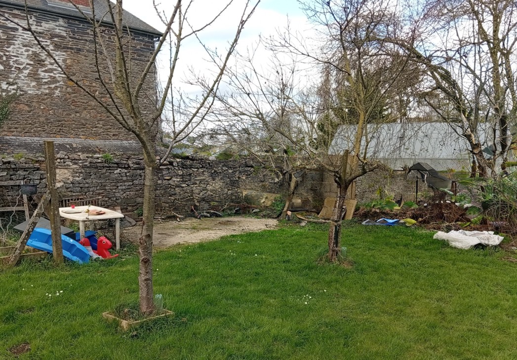 la parcelle avant la construction